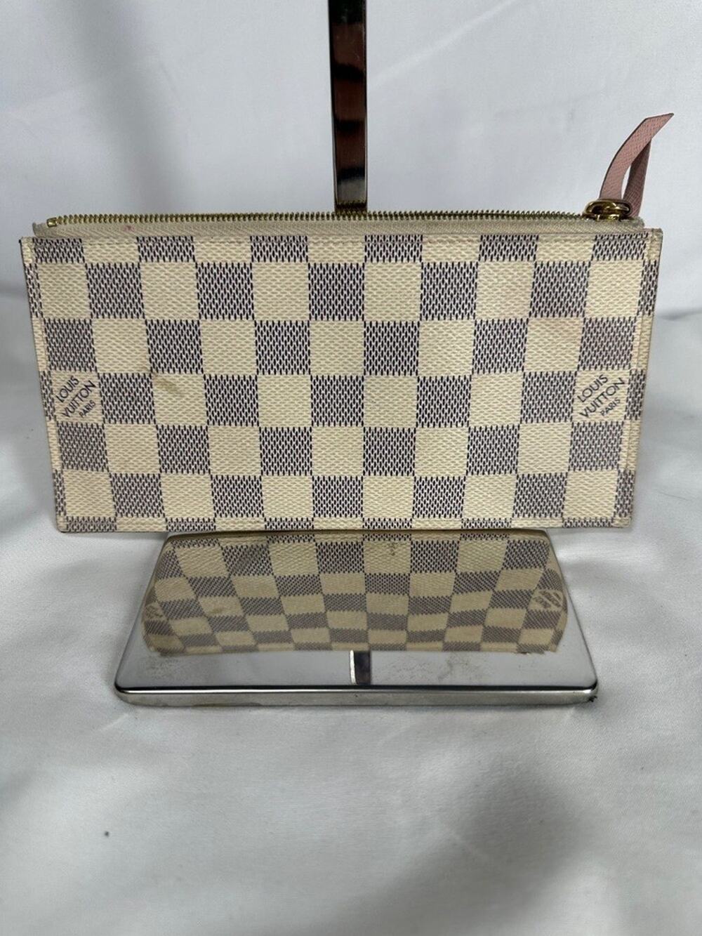 louis vuitton Felicie Pouch Zip Wallet Damier Azur SPB-MS ID: 351986